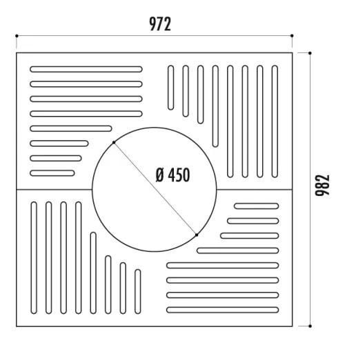 Grille d'arbre IMPU