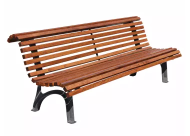 Banc Portio en bois tropical 2 mètres