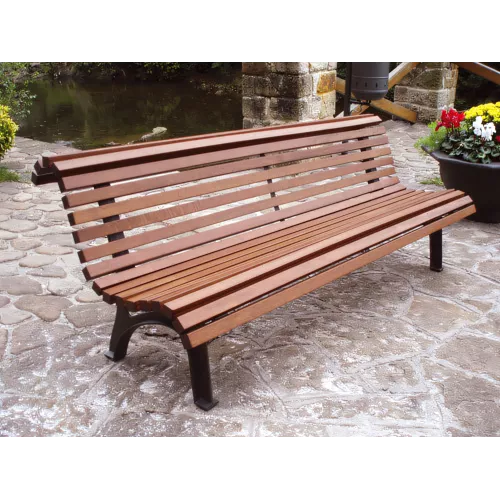 Banc Portio en bois tropical 2 mètres