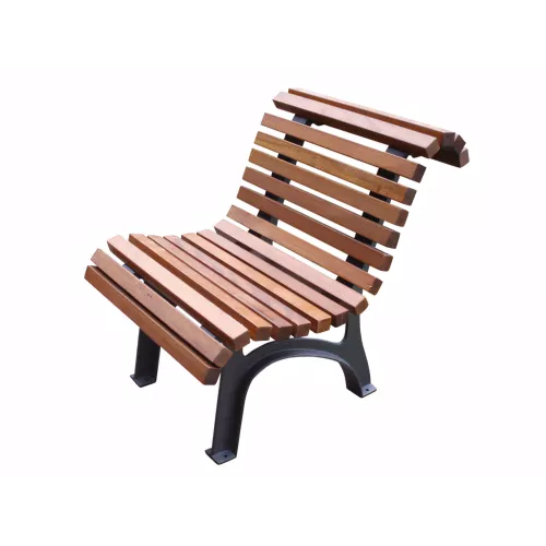 Chaise Portio en bois tropical 20 lattes