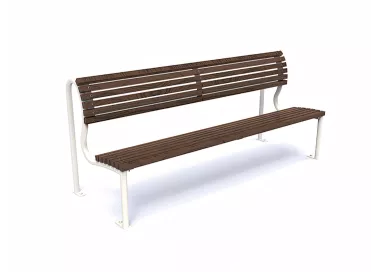 Banc Vital en bois tropical 2 mètres