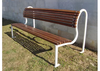 Banc Vital en bois tropical 2 mètres