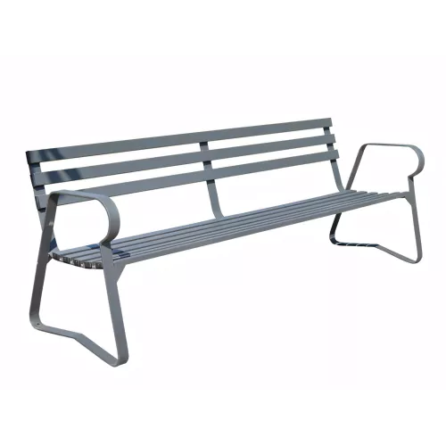 Banc Langre en métal 2 mètres