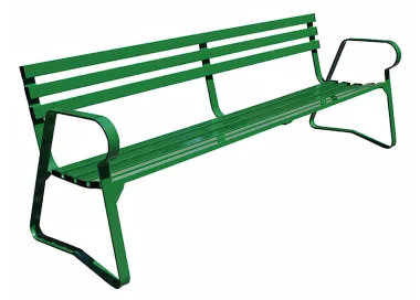 Banc Langre en métal 2 mètres