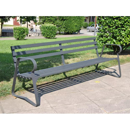 Banc Langre en métal 2 mètres