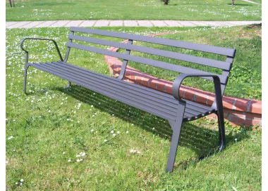 Banc Langre en métal 2 mètres