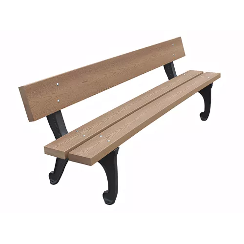 Banc Juliobriga en bois tropical 2 mètres