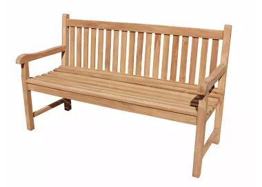 Banc de jardin Aramal en teck naturel