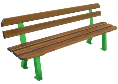 Banc SEATTLE lames en pin traité ou bois exotique