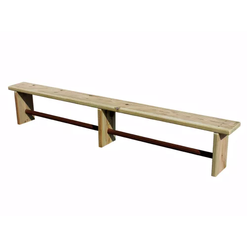 Banc en bois tropical traité autoclave