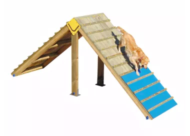 Palissade d'agility en bois traité 4,15m