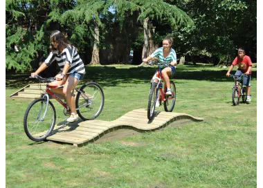 Chemin ondulé en bois traité 3,5 m