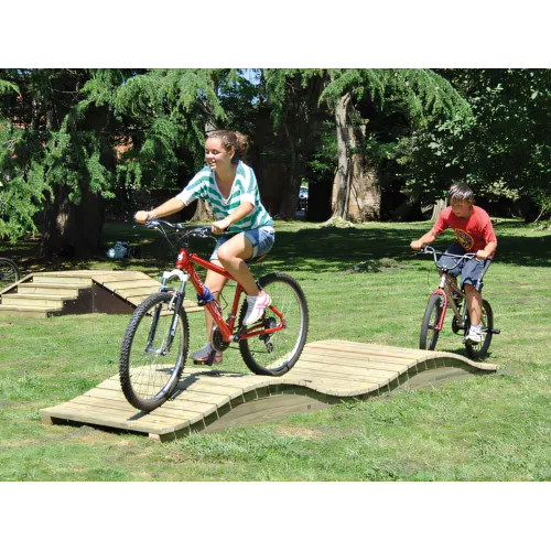 Chemin ondulé en bois traité 3,5 m