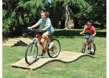 Chemin ondulé en bois traité 3,5 m