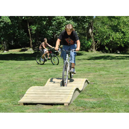 Chemin ondulé en bois traité 3,5 m