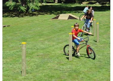 Slalom en bois traité 8 mètres