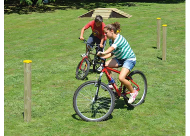 Slalom en bois traité 8 mètres