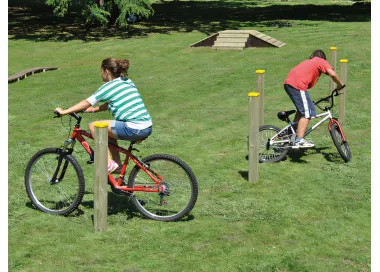 Slalom en bois traité 8 mètres