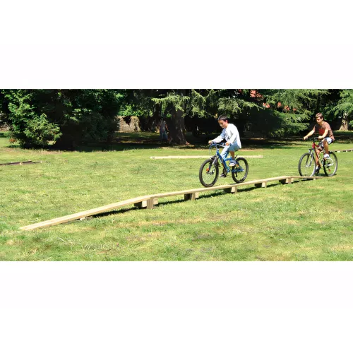 Passerelle droite en bois traité 8 mètres