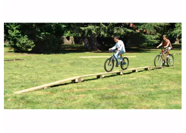 Passerelle droite en bois traité 8 mètres