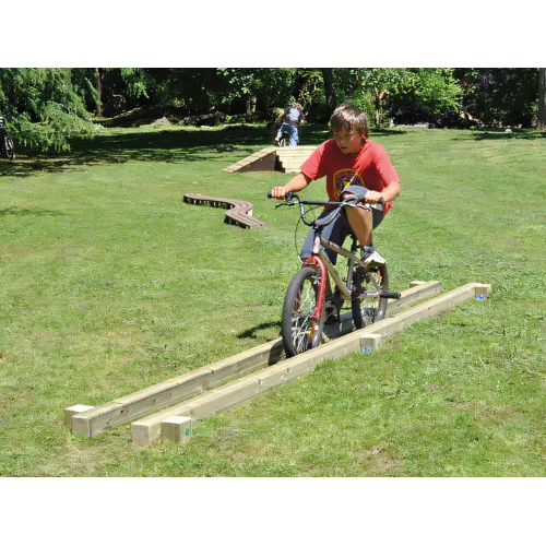 Passage d'équilibre en bois lamellé 4 mètres