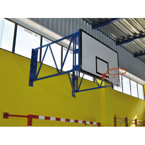 Panier de basket mural rabattable acier peint vol max 2,70 m