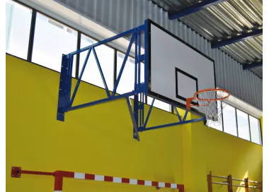 Panier de basket mural rabattable acier peint vol max 2,70 m