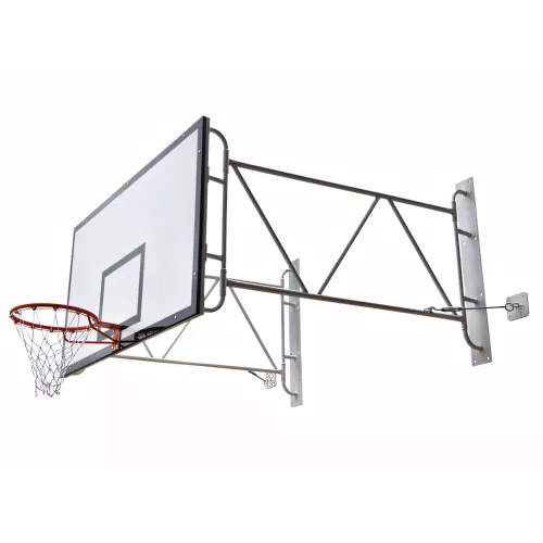 Panier de basket mural rabattable acier peint vol max 1,70 m