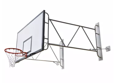 Panier de basket mural rabattable acier peint vol max 1,70 m