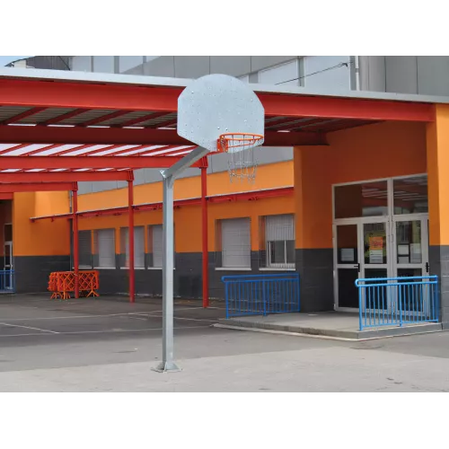 Panier de basket antivandalique galvanisé