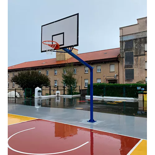 Panier de basket acier réglementaire encastrable