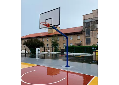 Panier de basket acier réglementaire encastrable