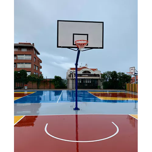 Panier de basket acier réglementaire encastrable