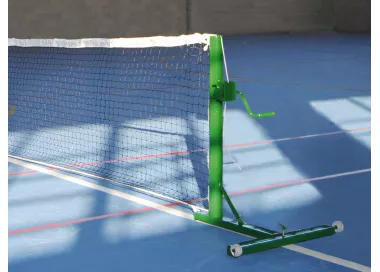 Tennis sur poteaux acier avec treuil réglementaire