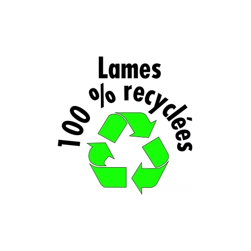 Banc GLASGOW lames en plastiique 100 % recyclées