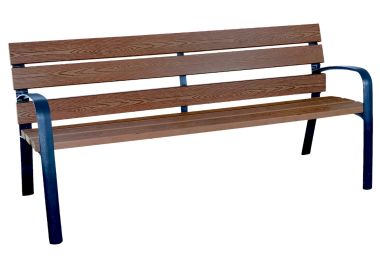 Banc MODO lames épaisseur 35 cm en bois recyclé et polymère