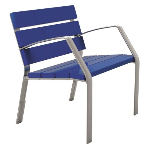 Fauteuil MODO-10 lames et piétement en aluminium