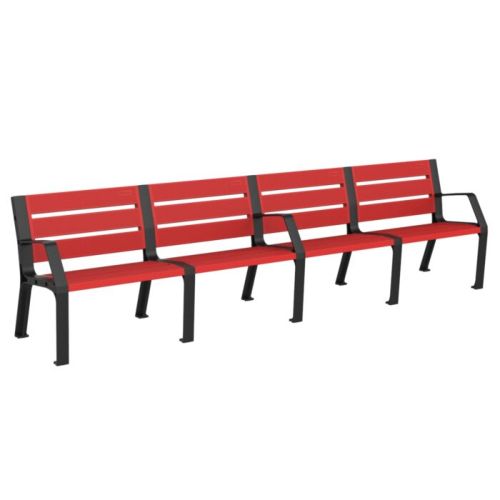 Banc Modo plastique éco 100 % recyclable 5 pieds (323 cm)